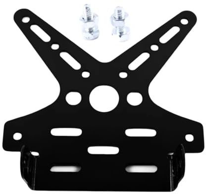 Aluminum Alloy Motorcycle Rear License Plate Frame Motorbike Bracket Rack Scooter Adjusted Number Plate Holder Licence Plate Bracket