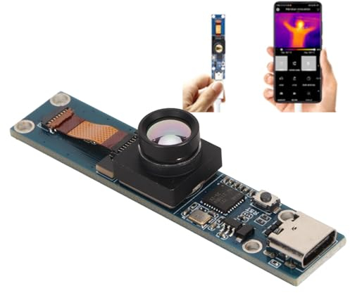 Wärmebild USB Kamera, Wärmebild Infrarotkamera Typ C mit 80 X 62 Pixeln, 150 MK NETD, 1 Hz Bildwiederholfrequenz, für PCs, Telefone