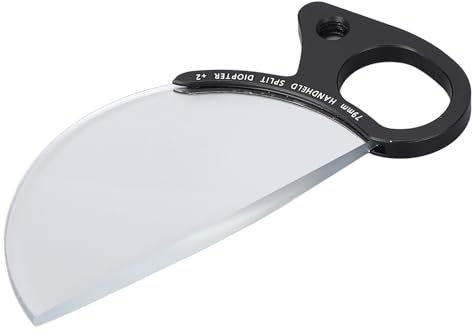 79-mm-Hand-Split-Dioptrien-Filter, Illusorischer, Trüber, Stilvoller, Halbrunder Vordergrundunschärfe-Prismenfilter mit Fokus 35-85-mm-DSLR-Zubehör