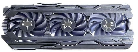 QKFTCSDW 3 Ventilateurs CF-12915S 4PIN RTX 2080 GPU Ventilateur Compatible avec RTX 2060 Super RTX2080 2070 Refroidissement de la Carte Graphique