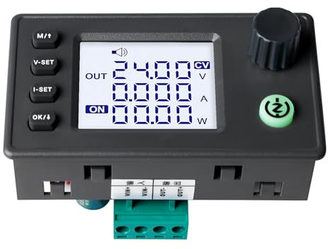 Convertidor DC Boost Buck, convertidor Buck-Boost de 6-36 V hasta 0,5-37 V, 40 W, 4,5 A, voltaje ajustable, fuente de alimentación estabilizada, convertidor Boost Buck, regulador de voltaje ajustable