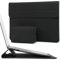 HYZUO 15 Pollici Custodie per PC Borsa con Funzione Stand per MacBook Air 15 M4 A3241 M3 A3114 M2 A2941 2025-2023, 15 Surface Laptop 7/6/5/4, MacBook Pro 15 A1990 A1707 con Borsa Accessori, Nero