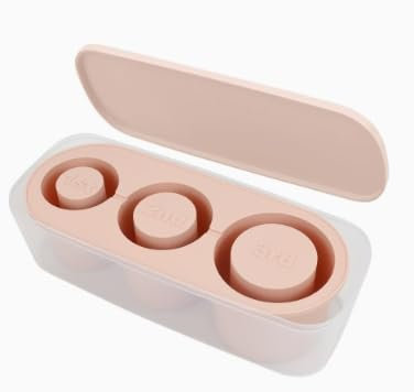 Lociban Eiswürfelform für Stanley Cup, Eiswürfel Stanley Cup Zubehör, Eiswürfelbehälter Silikon mit Deckel, 3 Fach Eiswürfelschale für 40Oz Becher, BPA Frei, Ice Cube Tray für Cocktail Whisky (Rosa)