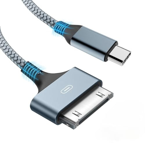 30 Pin to USB C Cable,Fast Charging & Sync Cable Compatible with iPhone 4S/4, 3G/3GS, iPad 1/2/3, iPod Touch/Nano (1M/3.3FT)