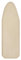 LUKDUNG Bügelbrettbezug, Bügeltischbezug aus Baumwolle, Bügelbezug mit Elastischer für Dampfbügelstation, Passend für Bügeltische 110-115cm x 30-35cm, Khaki