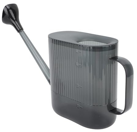 Beccuccio lungo, brocca per acqua da giardino Può 1,8 L PP, può essere utilizzata per piante (grigio)