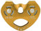 Blocco Puleggia a Corda Singola da 25kn per Clima e Ing - Design OY in Alluminio Premium (BLUE) (GOLD)