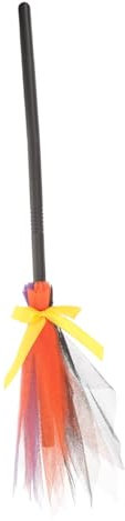 BESPORTBLE Escoba De Bruja Para Halloween Accesorio De Cosplay Para Fiestas Infantiles y Disfraces Mágicos