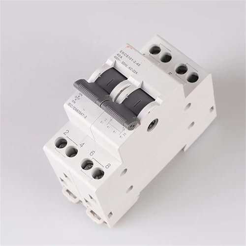 Interruptor de transferencia manual de doble potencia MTS, interruptor de conmutación modular, disyuntor de enclavamiento, 1P, 2P, 4P, 40 A, 230 V, EKCS101, 1 unidad(40A,2P 400V)