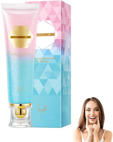 GXGM 1 Stück Niacinamide Whitening Toothpaste, Frischen Atem, Radiant Whitening Zahnpasta, Zahnpasta Weisse Zähne für Tiefenreinigung, Zahnschmelzreparatur und intensive Aufhellung