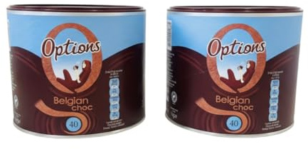 Harrissen Select Belgian Chocolate Hot Chocolate Powder Drink 1KG – Made with Real Belgian Cocoa – Rich, Creamy & Instant Hot Chocolate Mix – Pack of 2 (Total 2KG)