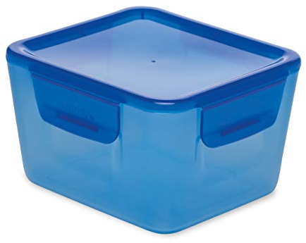 Aladdin Easy-Keep Lunch Box 1.2L Blau – Auslaufsicherer Klappdeckel - Schnappscharnier - BPA-Frei - mikrowellen- und Spülmaschinenfest