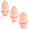 White Hinge 3x Large Wooden Acorn Shaped Pulls - Roman Blind/Light/Fan Cord Ends
