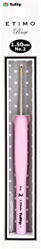 Tulip TEL-02E Crochet Hook, Legierter Stahl, Pink, Einheitsgröße