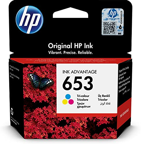 HP 653 Tri-Color Original Ink Advantage 653 Tri-Color Original Ink Advantage Cartridge
