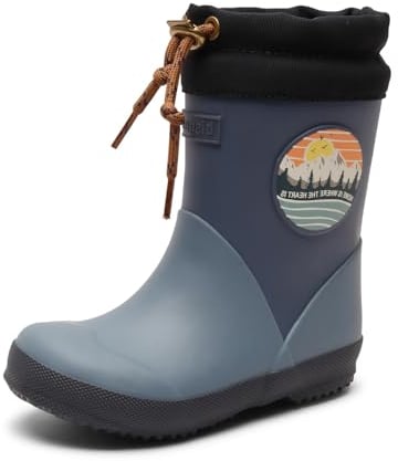 Bisgaard Jungen Thermo Ii Rain Boot, Blau, 35 EU