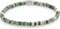 Rebel & Rose Unisex-Armband Farbstein, 925er Silber S Grün 32021115