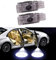 Duleutgnu 2 Stück Autotür Logo LED Türbeleuchtung KFZ Willkommen Türen Einstiegsbeleuchtung Projektor Lichter 3D Ultra Heller Kompatibel mit mercedes benz W203 CLK