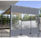 Außen Durchsichtige Plane Vorhange, 0,3mm Schwerlast wasserdichte Plane Mit Ösen, Pergola Pavillon Terrasse Carport Plane Seitenwände, Transparente Plane Abdeckung,LxH-4.6x3m/15.1 * 9.8ft