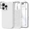 GONEZ Compatible with iPhone 16 Pro Max Case, Compatible with MagSafe, Liquid Silicone Case, 1 Screen Protector + 1 Len Protector, Full Body Protective Shockproof Phone Cover 6.9, White