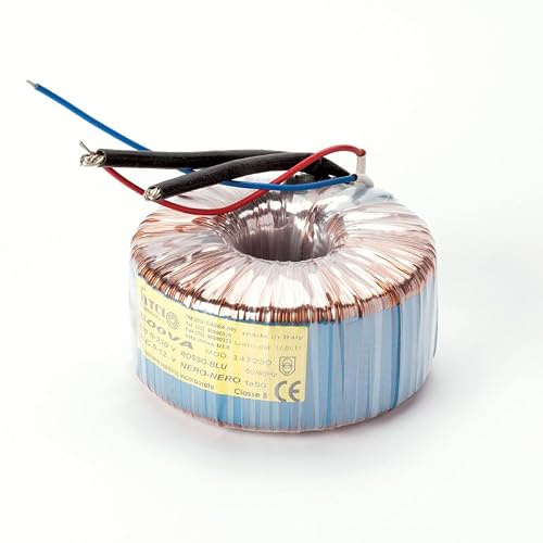 Ringkerntrafo 500VA Modell 147230 500W Halogen Leuchtentransformator Elektronischer Transformator 230V 12V T Ringkerntransformator, dimmbar, Blau