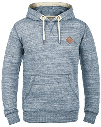 !Solid SDKevin Herren Kapuzenpullover Hoodie Pullover mit Kapuze Kordelzug Rippbündchen Kängurutasche Baumwollmischung Regular fit, Größe:S, Farbe:Insignia Blue (1991)