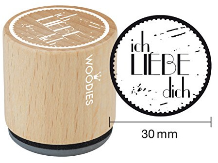 Woodies Stempel ich liebe Dich