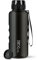 720°DGREE Trinkflasche 1,5l “uberBottle“ crystalClear +Sieb - BPA-Frei - Wasserflasche für Sport, Gym, Fitness, Outdoor, Wandern - Große Sportflasche aus Tritan - Leicht, Stoßfest, Wiederverwendbar