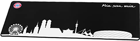 snakebyte FCB Gaming Mauspad XL - Offiziell lizenziertes FC Bayern München Mousepad XL / verbessert Präzision, Geschwindigkeit / Rutschfest / Reibungsarm / Low Latenz / verschleißfest / Größe 80x30cm