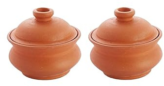 Village Decor Vaso per cagliata in terracotta, 750 ml, confezione da 2