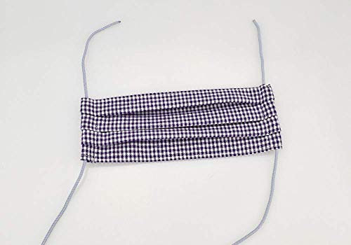 Gesichtsschutz aus Deutschland - Selbstgenäht aus 100% Baumwolle (Gestreift)