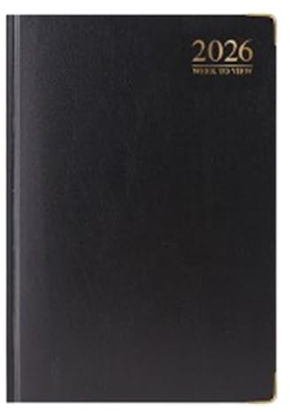 1ABOVE Premium Qualität | A4 Wochenplaner 2021 | Hardcover mit vergoldeten Kanten und Metallecken | 60 g/m² Papier Schwarz