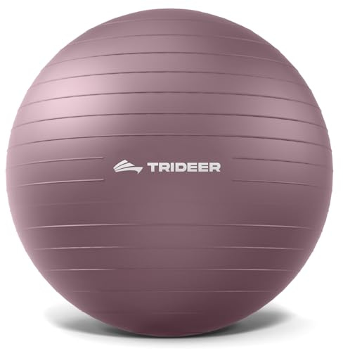 Trideer Exercise Ball Yoga Ball – Office Seating & Balance Ball Chair, Stability Ball for Pilates, Physical Therapy,Core Training & Balance Improvement & Stretching