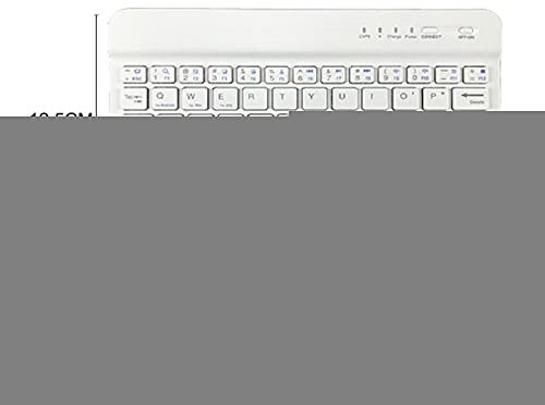 MDYHMC YXCY ATJM YS-001 7-8 inch Tablet Phones Universal Mini Wireless Bluetooth Keyboard, Style:Only Keyboard (Color : White)