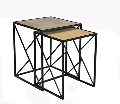 Gall&Zick Couchtisch, Beistelltisch, Wohnzimmertisch, Konsolentisch,Tischset (Beistelltisch Set quadr.)