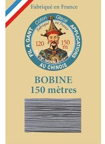 Sajou Bobine de Fil à Gant - Fil Patchwork et appliqué Fil Au Chinois - Fabriqué en France - Coloris 130 : Souris