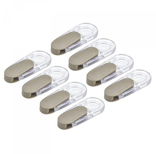 sourcing map Blind Cord Weight, 8Pcs 87mm Curtain Window Shutter Beaded Chain Handle Roman Vertical Roller Shade Accessories, Khaki