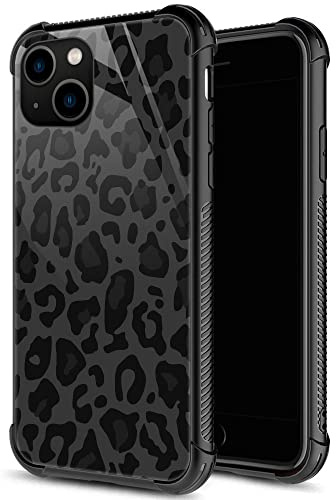 ZHEGAILIAN for iPhone 12 Mini Case, Military-Grade Protection, All-Around Shockproof Corners, Anti-Scratch Phone Case for iPhone 12 Mini - Black Grey Leopard