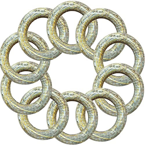 10 Strohrömer Ø 40 cm/Stärke 6 cm Strohkränze Türkranz Deko-Kranz Kranz-Rohling Strohring