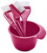 BIUDECO 1 Set Hair Dyeing Kit with Bowl and Stirrer Complete Hair Coloring for Easy Application and Mixing for Home Salon Use