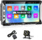 Podofo Autoradio 2 Din Android con Navigazione GPS e Bluetooth Display Radio Stereo Doppio Din Touchscreen da 7 Pollici con WiFi FM/RDS Radio Collegamento a Specchio + Telecamera per Retromarcia