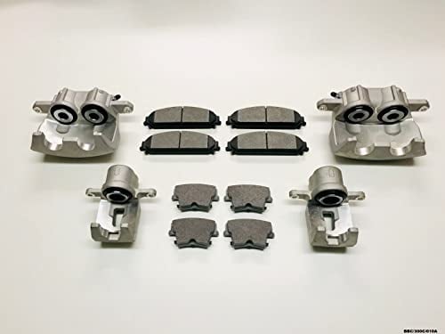 4 x Brake Caliper & Brake Pads Compatible with Chrysler 300C 3.0CRD 2005-2019 BBC/300C/010A