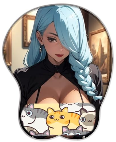 Jujutsu Kaisen MeiMei 3D Cartoon Mouse Mat Wrist Support Mouse Pad Stereoscopic Mouse Pad for Office Laptop