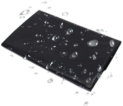 4x5m 5x6m 6x10m Bâche pour Bassin Premium Doublure D'étang Flexibles HDPE Étang Liner 0.2mm D'épaisseur pour Exterieur Étang À Poisson Jardins Aquati Piscines(Taille:1x4.0m)