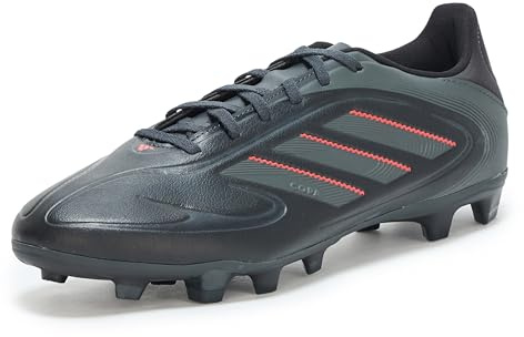 adidas Unisex Erwachsene Copa Pure 3 Club Firm Multi Ground Sneaker, Black Carbon Lucid Red, 45 1/3 EU
