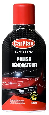 CarPlan Auto Pratic Polish Renovator - 500 ml - Ravive la Peinture Ternie