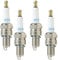 4 Stück F6RTC Zündkerze Ersetzen,F6RTC für 995/WR6DC 7900/WR7DC für RN9YC RN10YC RN11YC Zündkerze für 3047/W20EPR-U/VW20 für MTD 951-10292 751-10292 TORCH 131-039