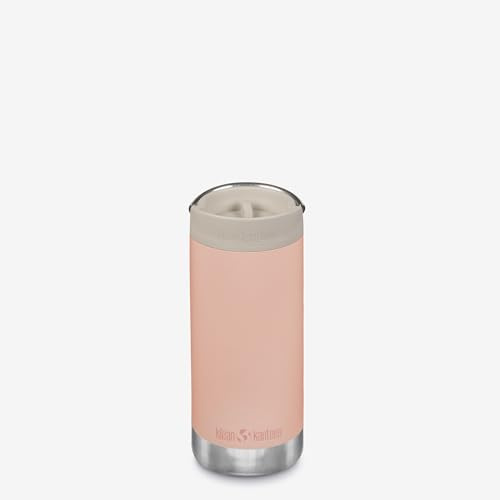 Klean Kanteen 350ml TKWide Insulated Coffee Cup, 100% Leakproof Lid Travel | Mug, Coffee Mug for Hot Drinks, Thermal Cup, Dishwasher Safe & Reusable Coffee Cup for Commuting, (Pink)