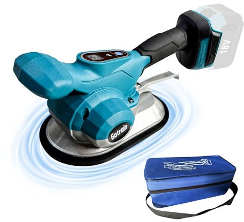 Cordless Tile Vibration Leveling Machine Compatible with Makita 18V-21V Batteries, Professional Tiler Vibrator Tool with 6 Adjustable Gears, 33,000 RPM for Efficient Tile Laying