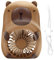 Ventilateur portable pour animaux | Silencieux alimenté par USB pour chambre d'enfant et chambre d'enfant | Mini rechargeable avec lumières LED et vitesse réglable | Idéal pour un usage personnel et